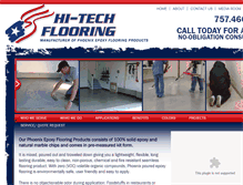 Tablet Screenshot of hitechflooring.com